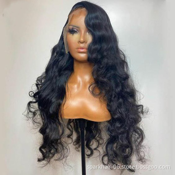 Wholesale 13X6 Transparent Glueless Full Hd Lace Wig,Virgin Human Hair Lace Front Wig,Lace Frontal Hd Full Lace Human Hair Wig